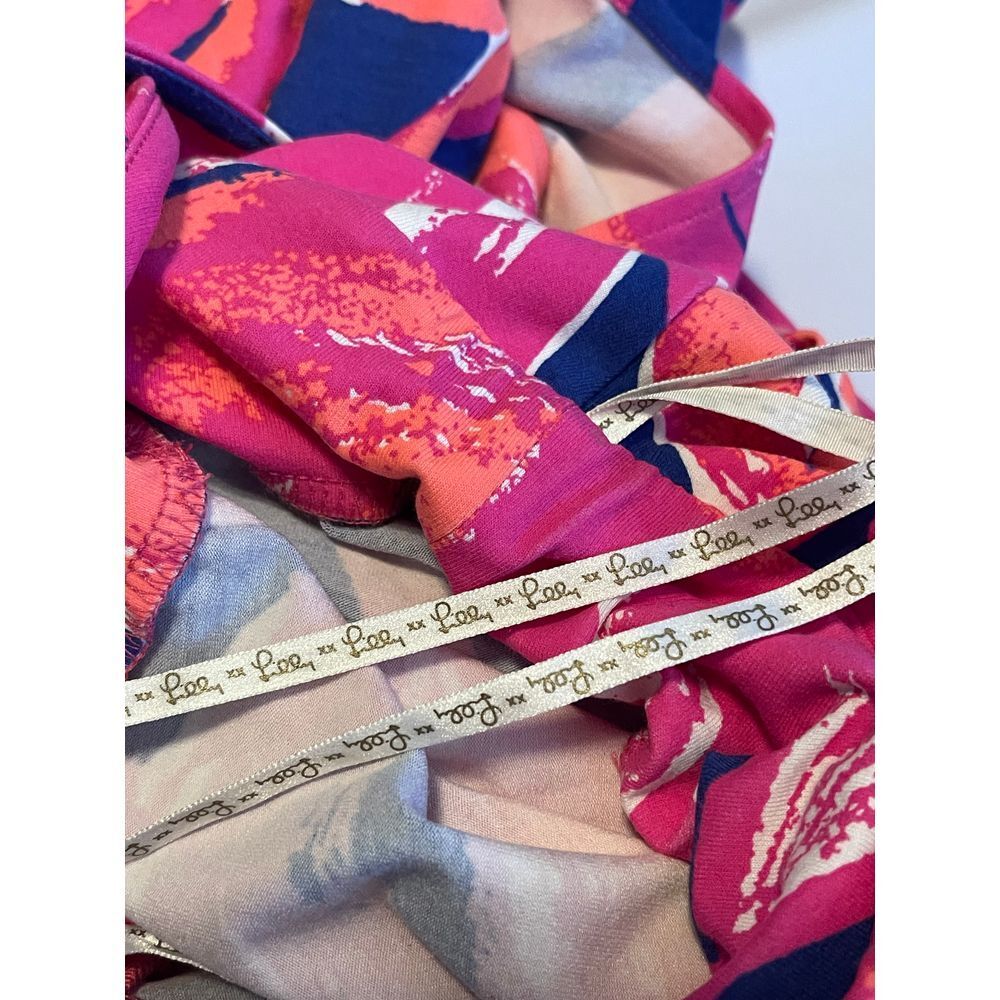 Lilly Pulitzer Pink and Blue Midi Dress - Picture 12 of 14